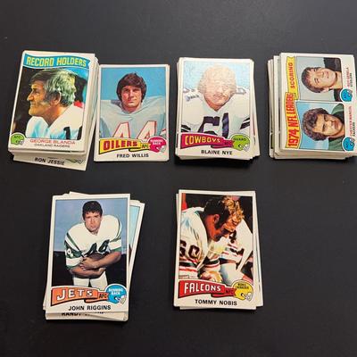 Mystery Topps 1975 Football Trading Cards 