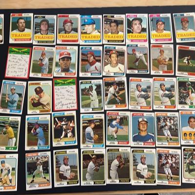 1974 Topps Baseball Trading Cards