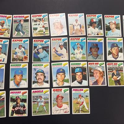 1977 Topps Baseball Trading Cards