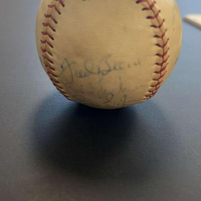 Signed Baseball Number Three