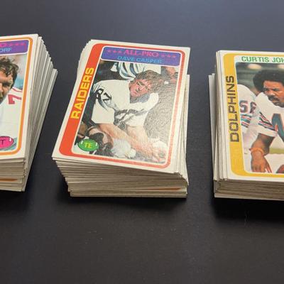 Mystery Assortment Of 1978 Topps Football Trading Cards 