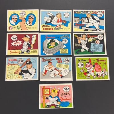 Fleer 1968 World Series Training Cards