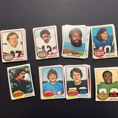 1976 Topps Mystery Football Trading Cards