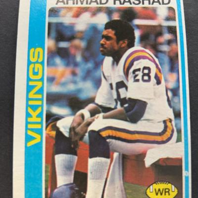 Ahmad Rashad Football Trading Card