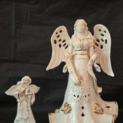 Lenox Lighted Angel American By Design & April My Own Guardian Angel Figurine