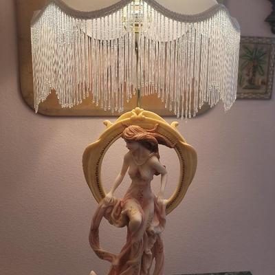 OK Collection Lamp Elegant Drapped Lady