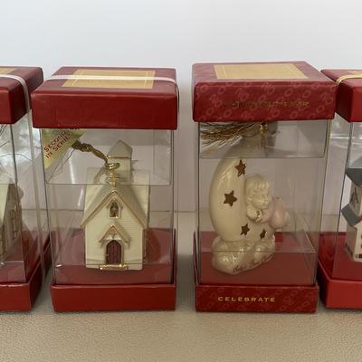 Lenox Porcelain Christmas Ornaments 