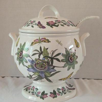Portmeirion Botanic Garden Large Soup Tureen w/ Ladle