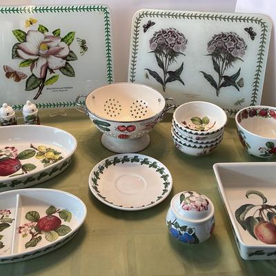 Port Meirion POMONA Plus Cutting Boards And Enamel Colander Unbranded