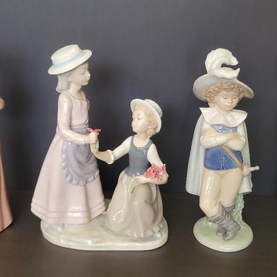 4 Lladro Figurines Lot. 5007 & Nao 