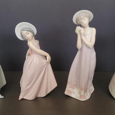 4 Lladro Figurines Lot. No. 6275, 6276, 5646, 8041