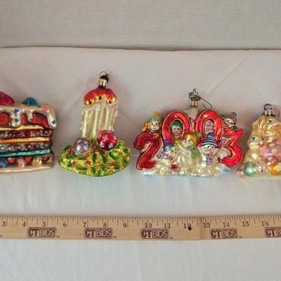 Radko Collectable Ornaments Lot #8