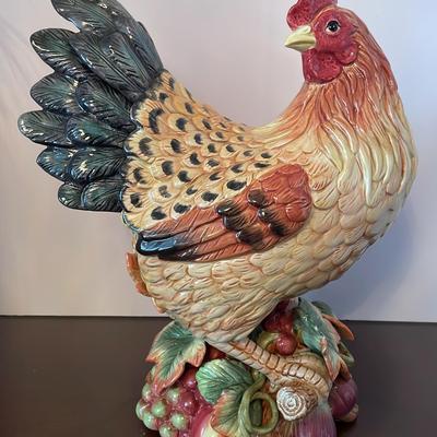 Fitz And Floyd Large Classics Rooster Figurine