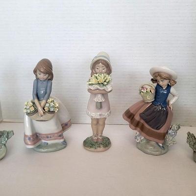 5 Lladro Figurines Lot. 
