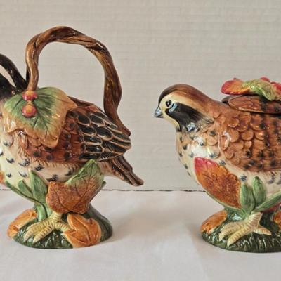 Fitz & Floyd Classics Huntington Sugar & Creamer Set