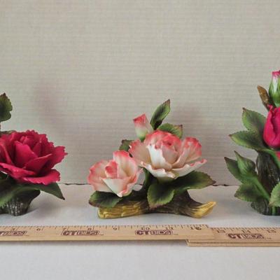 Andrea By Sadek Rose Figurine Lot