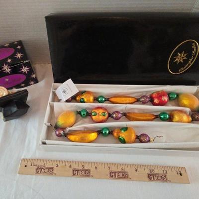 Christopher Radko Ornament & Garland 