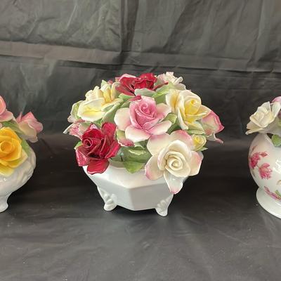 Royal Doulton, Radnor And Aynsley Bone China Florals
