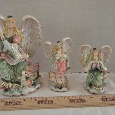 Fitz & Floyd Angels Lot of 3