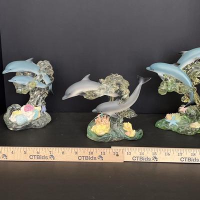 Lenox Acrylic Swimming Dolphin Collection 