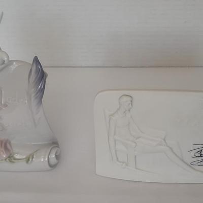 2 Lladro Collector's Society Plaques