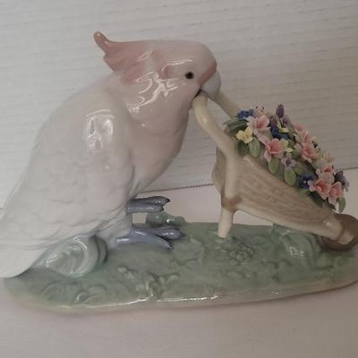 Lladro "Polly Pushing Posies"  No. 6517