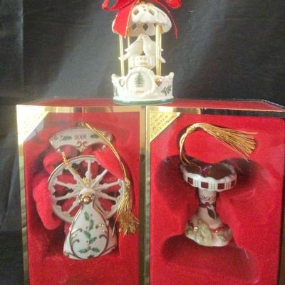 Lenox & Spode Annual Winter & Holiday Ornaments 