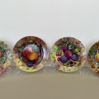 Email De Limoges Salad Plates - Set of 4