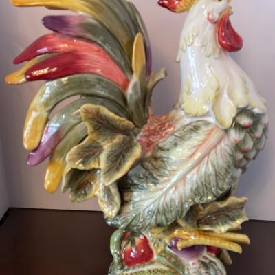 Fitz And Floyd Large Vista Bella Rooster