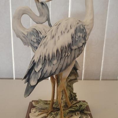 Giuseppe Armani Italy #0283c Pair of Herons Figurine