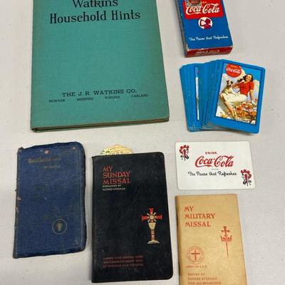 HHC141 - Vintage Books - Religious, Deck of Vintage Coca-Cola Cards w/Box