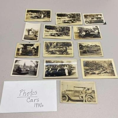 HHC125 - Lot of Antique 1930s Original Photographs - Cars in Hawaii