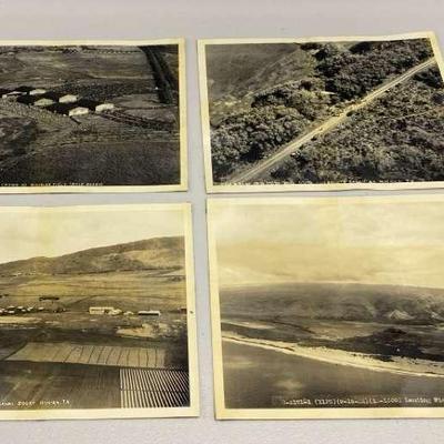 HHC127 - Four VERY RARE 1920s Photos of Military Bases / Presence in Hawaii Ephemera