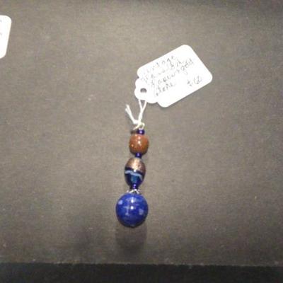 HHC483 Myrna Lee Chang Pendants With Beads Of Various Materials & Natural Stones