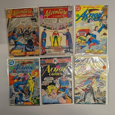 HHC013 SIX SUPERMAN COMICS