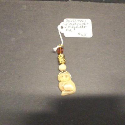 HHC449 Myrna Lee Chang Pendants With Natural Stone Beads