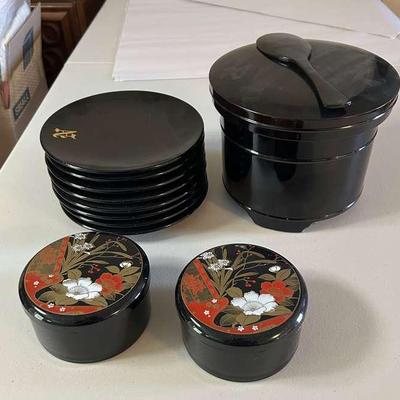 HHC202 - Laquer Ware By Bambo From Okinawa 