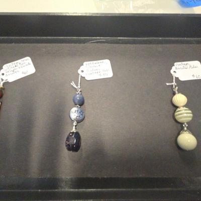 HHC479 Myrna Lee Chang Pendants With Natural Stone Beads