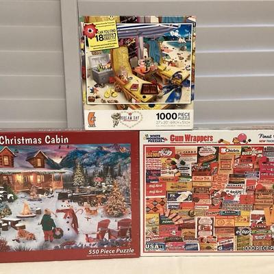 HHC229 Three Fun Jigsaw Puzzles Brand New