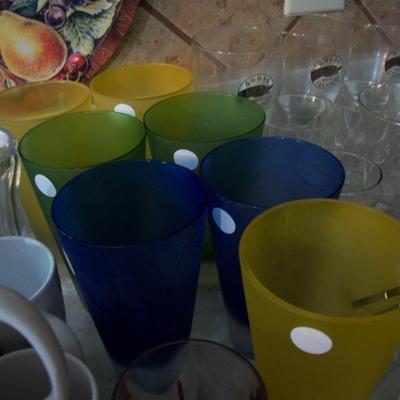 Frosted Drink Glasses