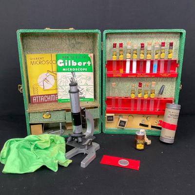 Vintage Gilbert Microscope Set