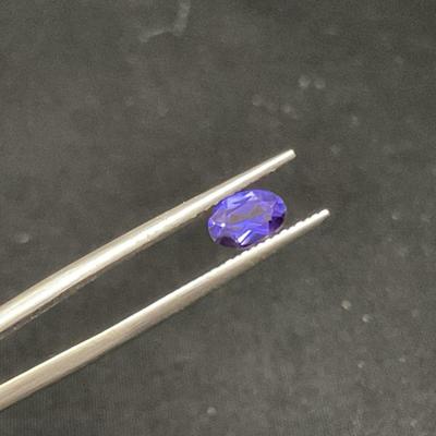 Oval Synthetic Sapphire Gemstone