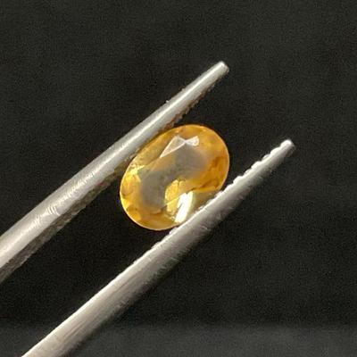 Small Oval Citrine Gemstone