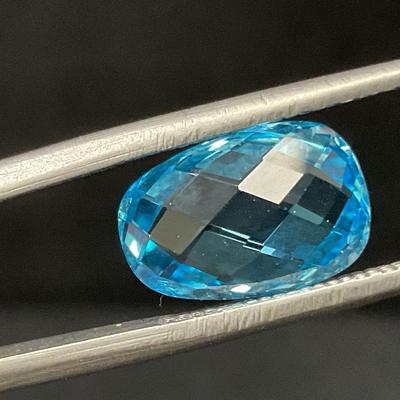Blue Topaz Cushion Gemstone #2