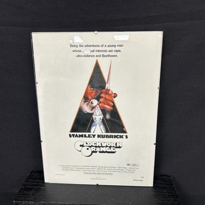 Clockwork Orange By Stanley Kubrick Movie Poster