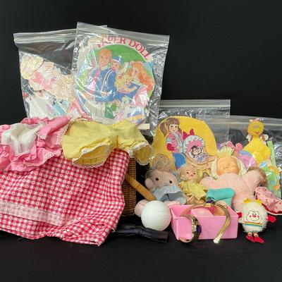 Vintage Paper Dolls And Doll Assortment