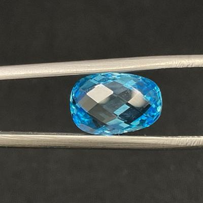 Blue Topaz Cushion Gemstone #1