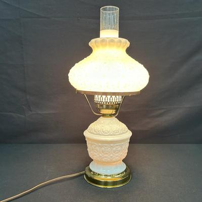 White Glass Vintage Lamp