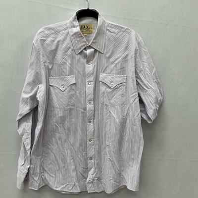 Vintage Ely Cattleman Western Men Shirt  17/35