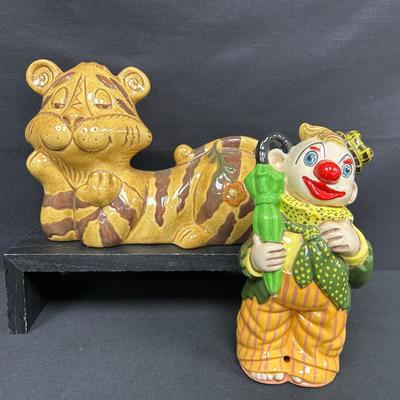 Ceramic Painted Vintage Banks